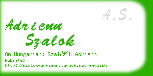 adrienn szalok business card